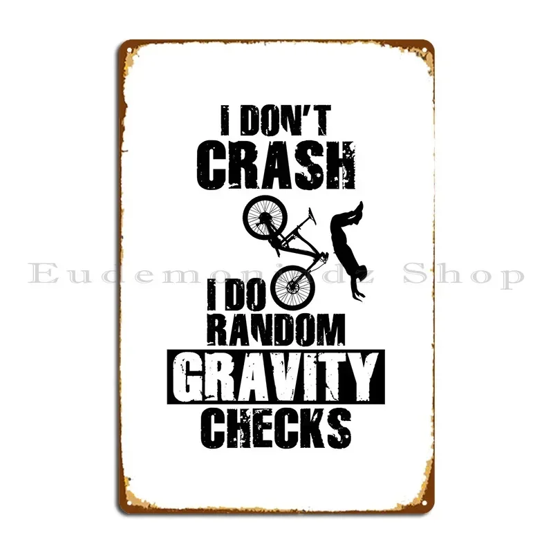 Mountain Biking Europe - Funny Mountain Bike Riding Metal Sign