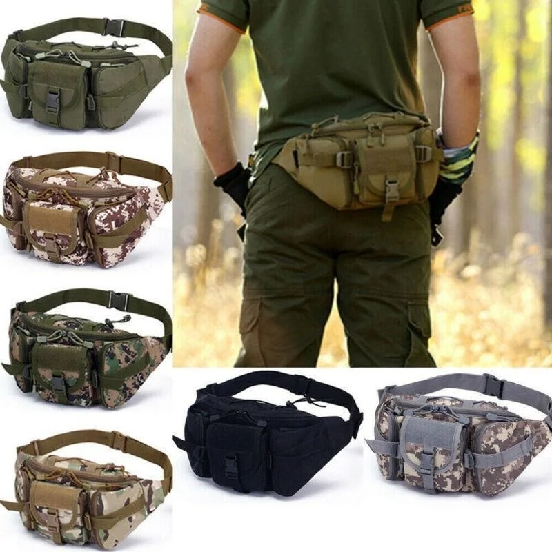 Mountain Biking Waist Pack - Multifunctional Waist Bag Men Waist Pack