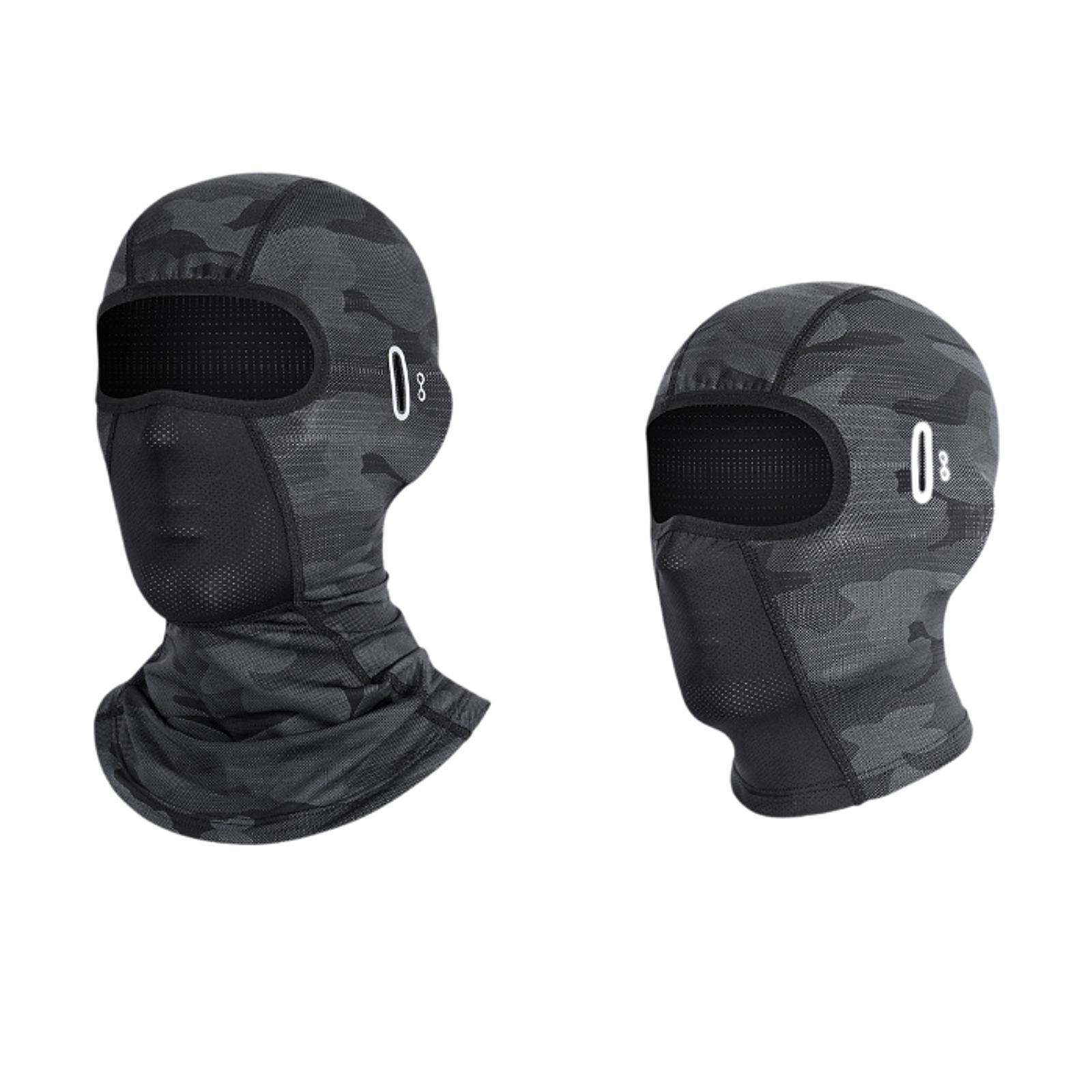 Mountain Biking Full Face Helmet - Full Face Balaclava Mask Summer Breathable