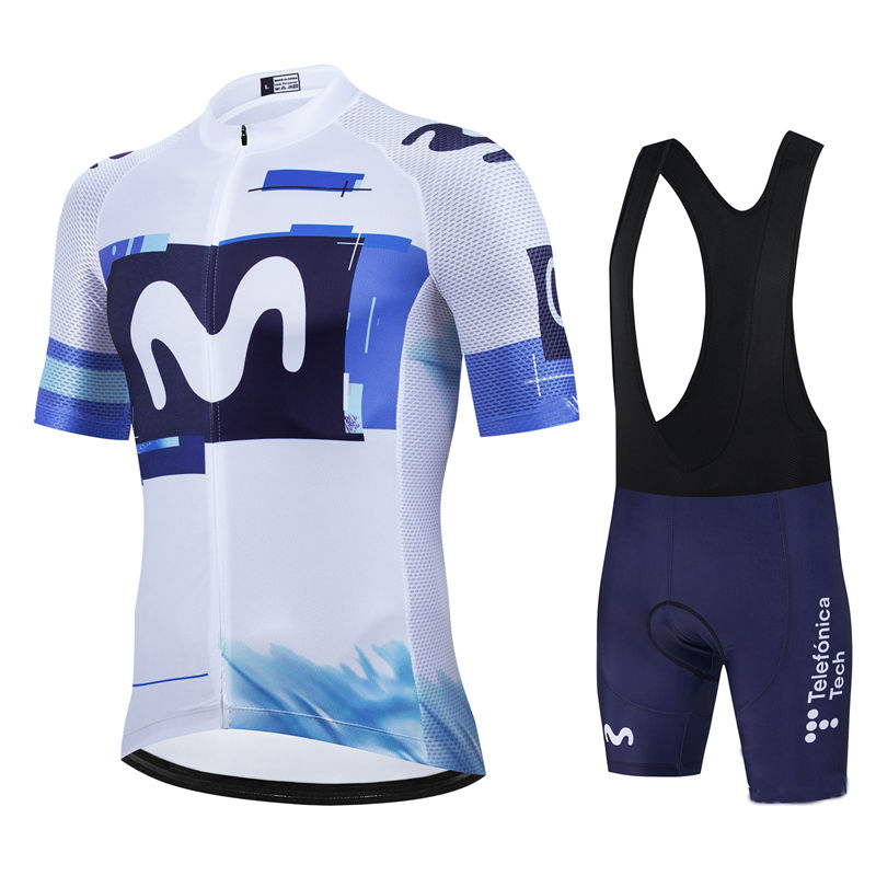 Mountain Biking Jersey - Movistar Pro Team Summer Cycling Jersey