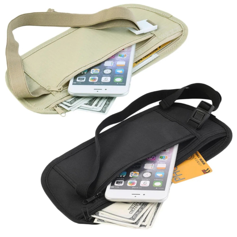 Mountain Biking Waist Pack - Invisible Travel Waist Packs Pouch for