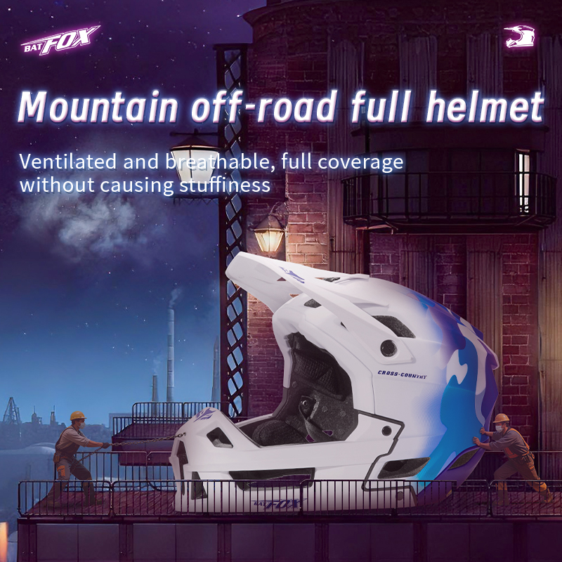 BATFOX Mountain Bike Full Face - Mountain Biking Full Face Helmet recension och pris