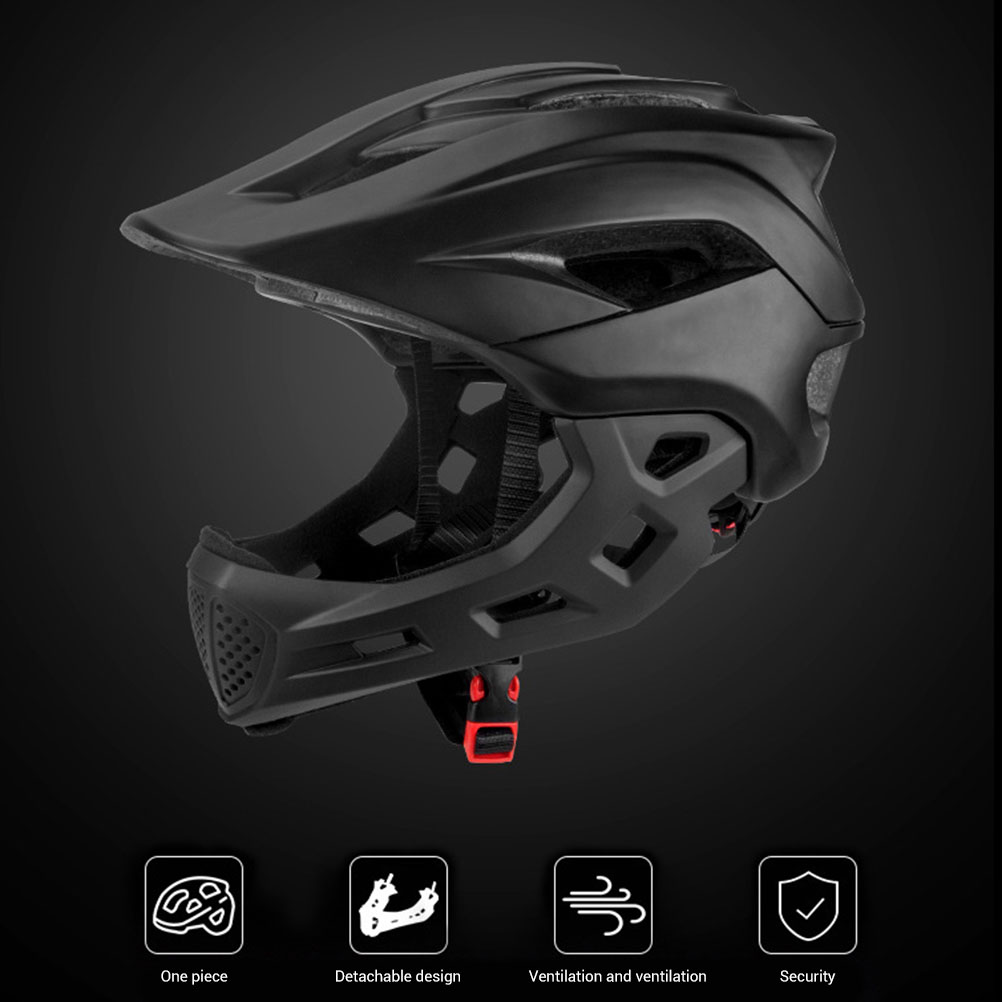 2 in 1 Kids Full Face Bike Hel - Mountain Biking Full Face Helmet recension och pris