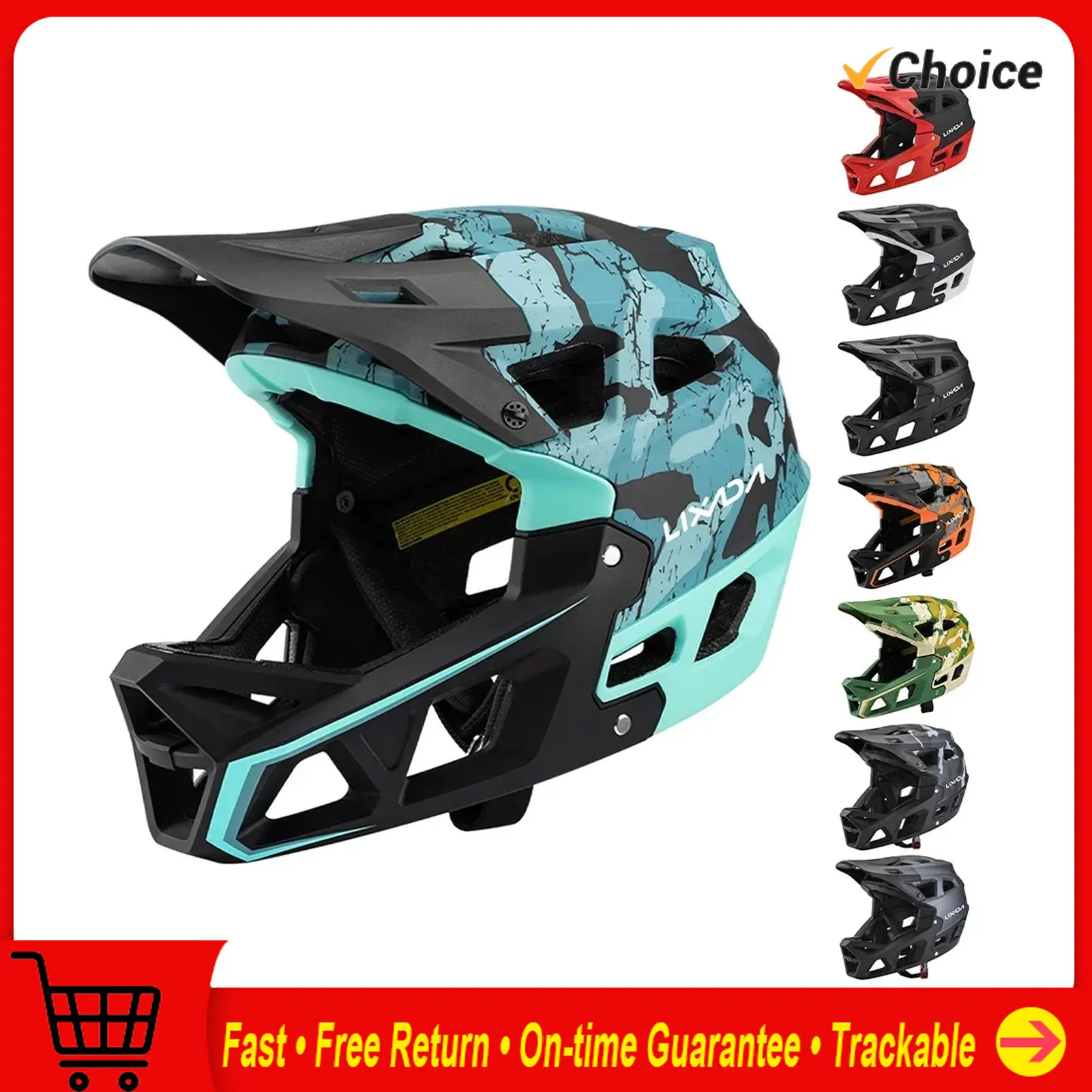 Mountain Bike Safety Cycling G - Mountain Biking Full Face Helmet recension och pris