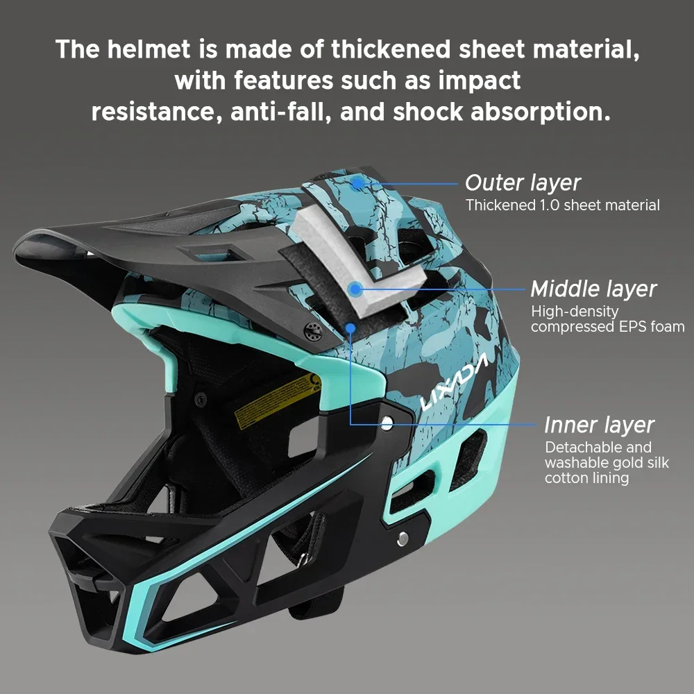 Mountain Bike Safety Cycling G - Mountain Biking Full Face Helmet recension och pris