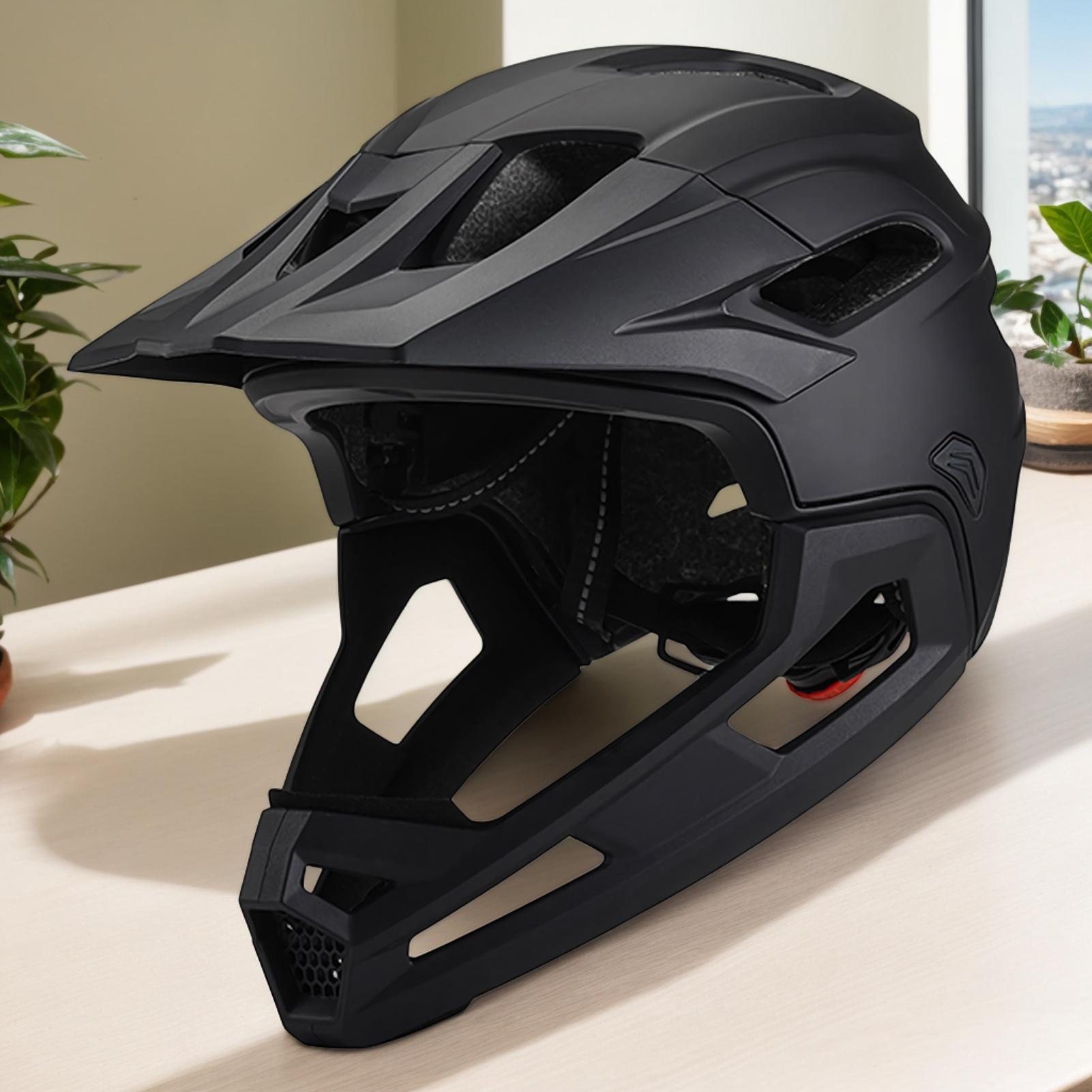 1pc Adult Mountain Bicycle Hel - Mountain Biking Full Face Helmet recension och pris