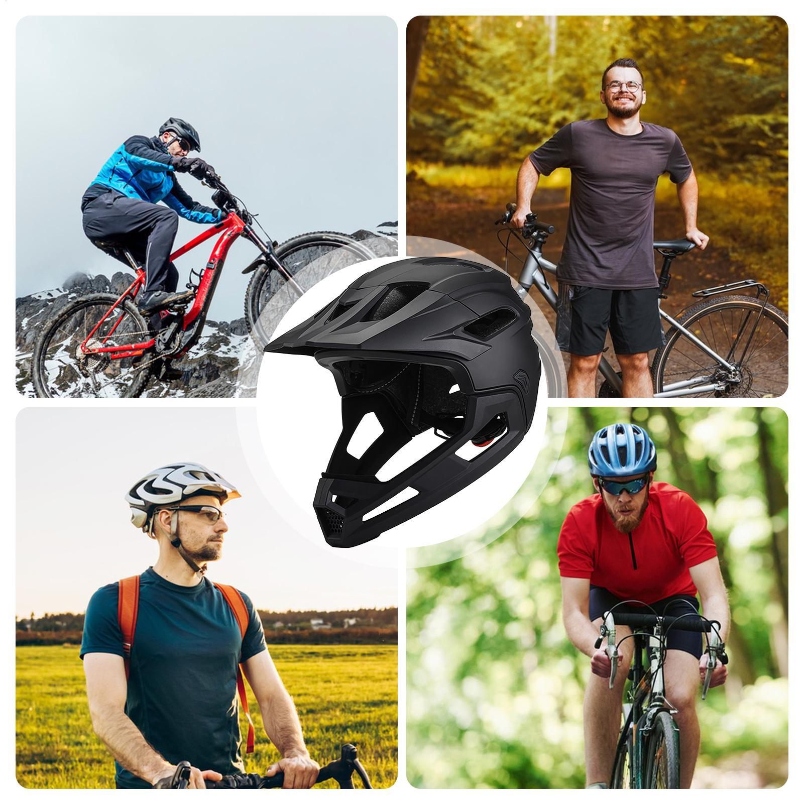 1pc Adult Mountain Bicycle Hel - Mountain Biking Full Face Helmet recension och pris