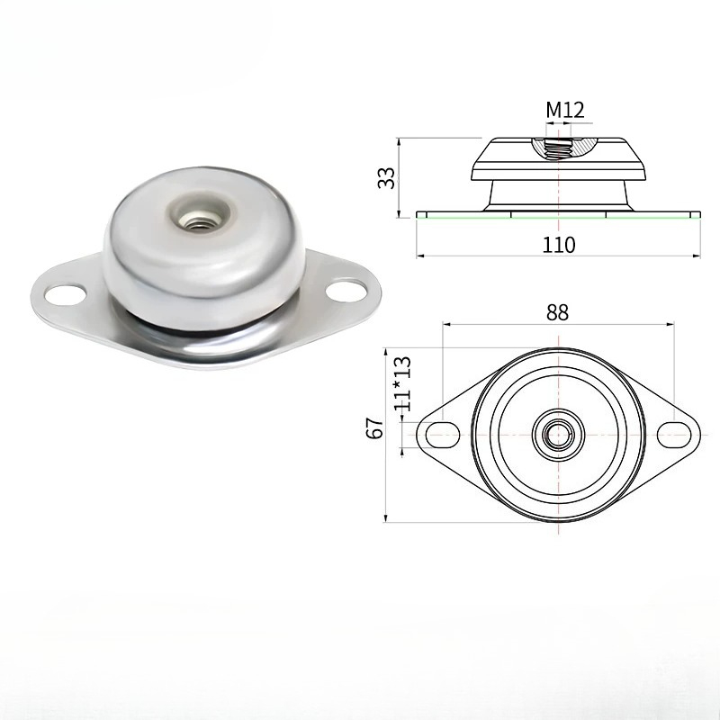 Metal Rubber Shock Absorber Mo - Shock Pump Suspension recension och pris