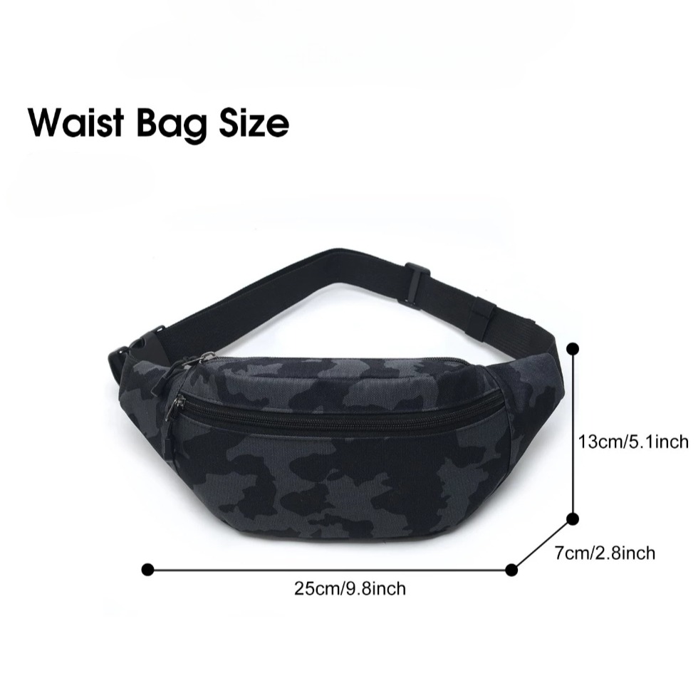 Men's Crossbody Waist Bag Mult - Mountain Biking Waist Pack recension och pris