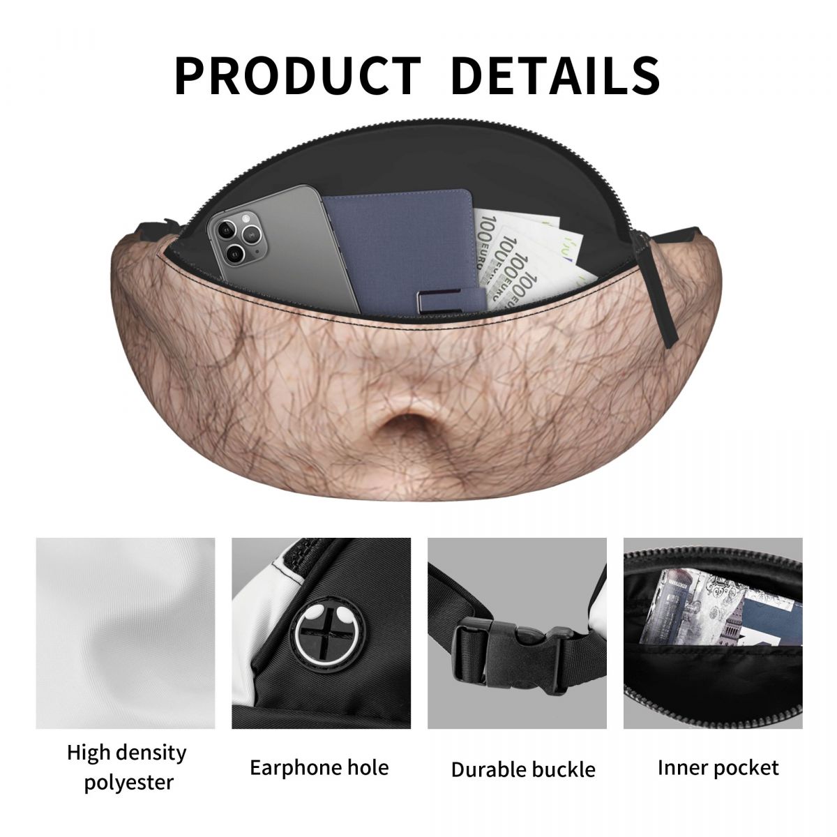 Beer Fat Belly Fanny Pack Men  - Mountain Biking Waist Pack recension och pris