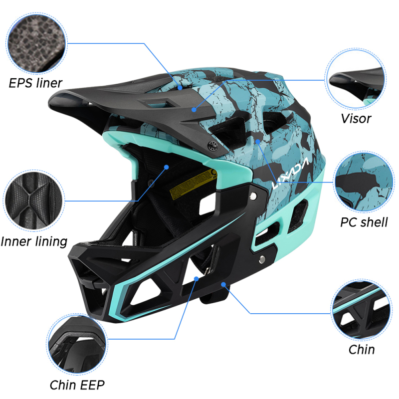 Full Face Mountain Bike Helmet - Mountain Biking Full Face Helmet recension och pris