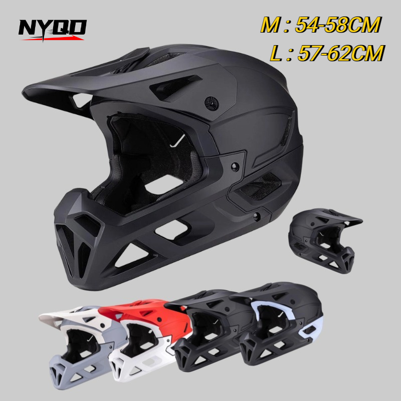 Adult Racing Downhill MTB Helm - Mountain Biking Full Face Helmet recension och pris