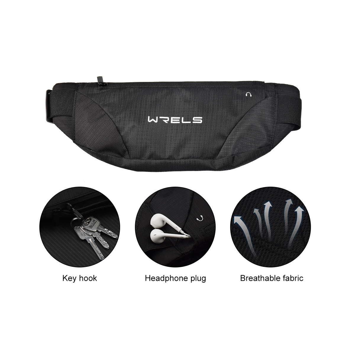 WRELS Waist Bag Running Bag Ou - Mountain Biking Waist Pack recension och pris