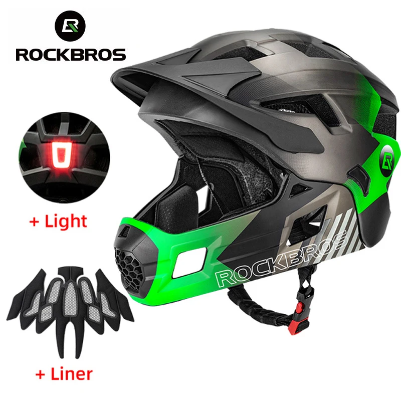 ROCKBROS Kids Detachable Full  - Mountain Biking Full Face Helmet recension och pris