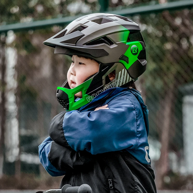 ROCKBROS Kids Detachable Full  - Mountain Biking Full Face Helmet recension och pris