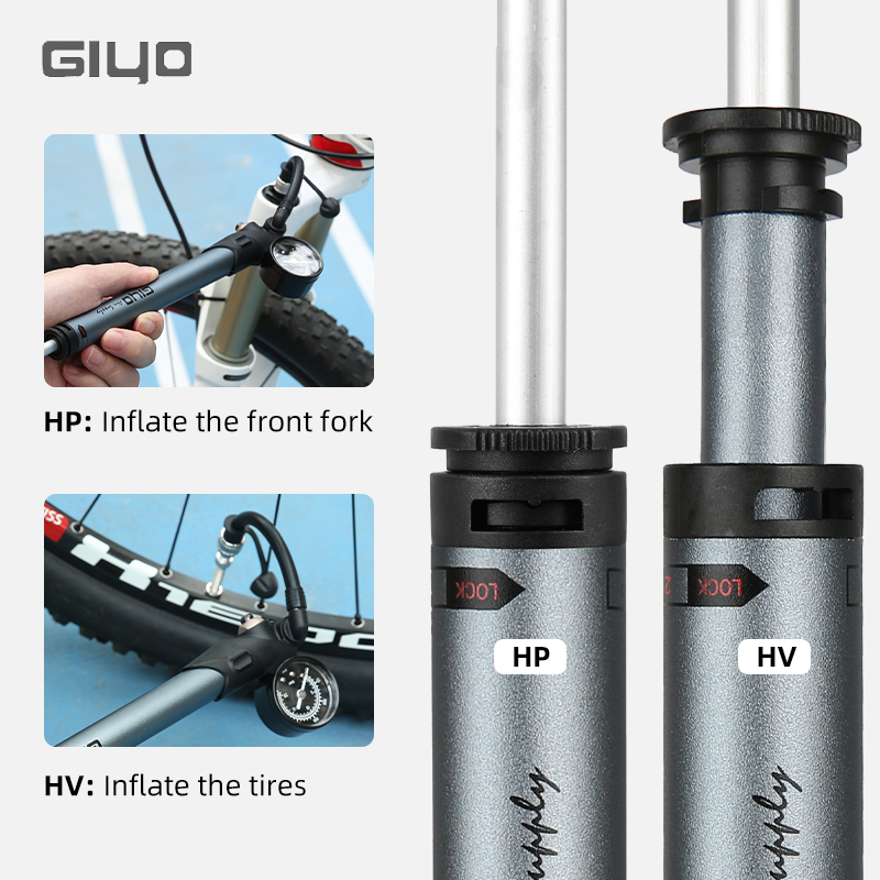 Giyo GS-41P 300psi Bicycle Sho - Shock Pump Suspension recension och pris