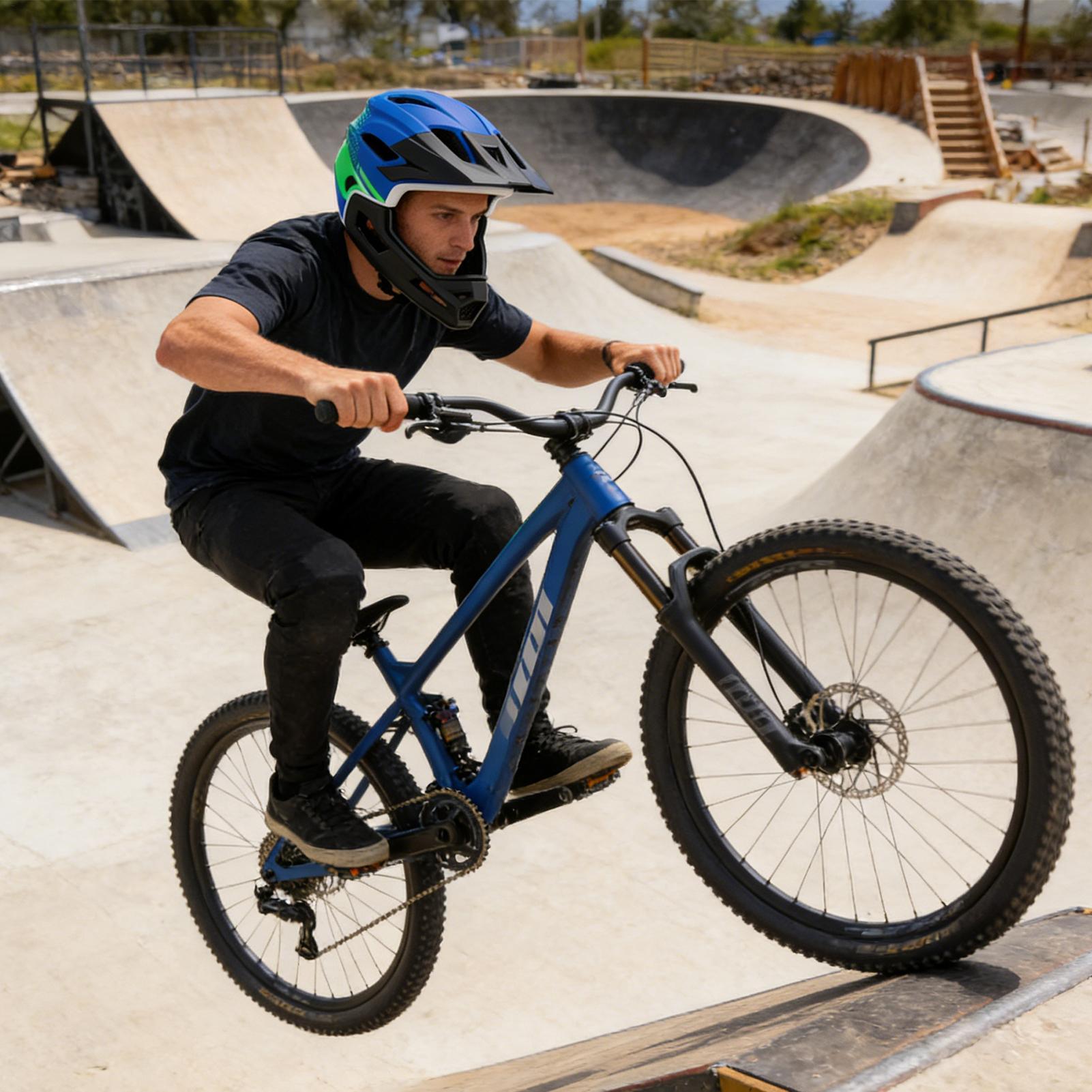 Bike Helmet Full Face Cycling  - Mountain Biking Full Face Helmet recension och pris
