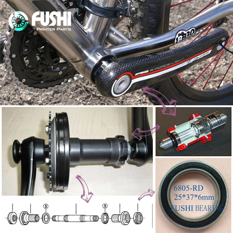 4PCS 6805-RD 25*37*6 mm Bicycl - Bottom Bracket Press recension och pris